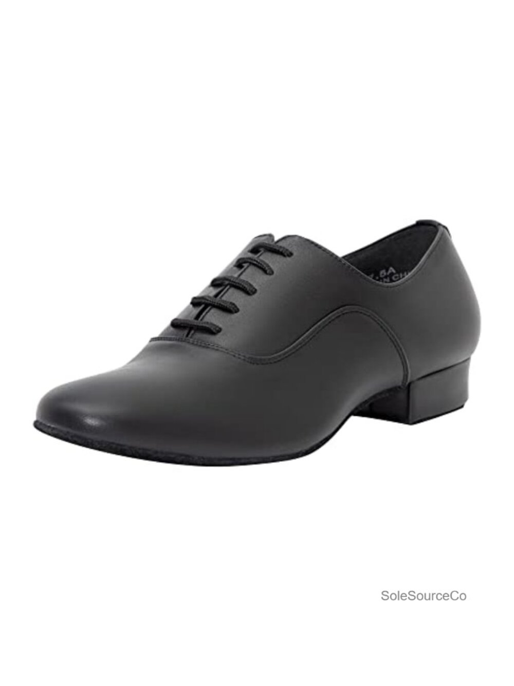 Men's Latin Dance Shoes PU Leather Suede Sole Lace-Up Ballroom
